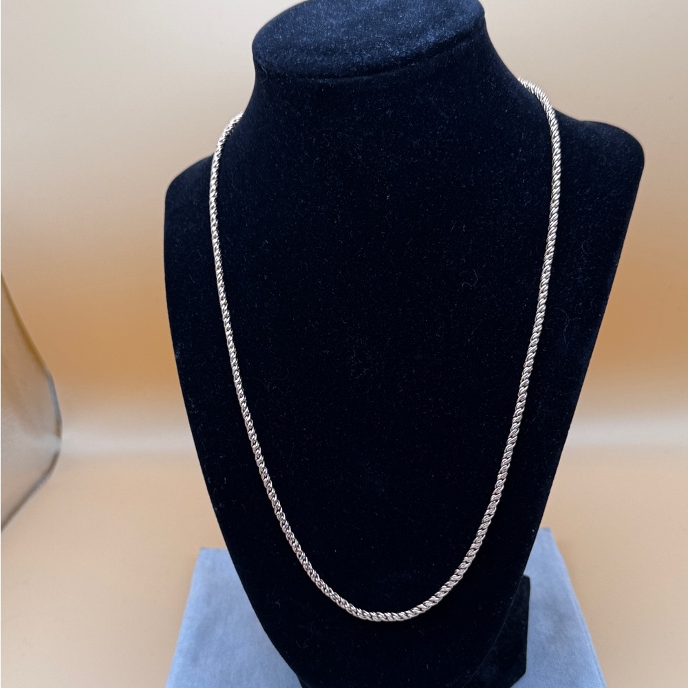 Thick Rose gold braided chain EUC